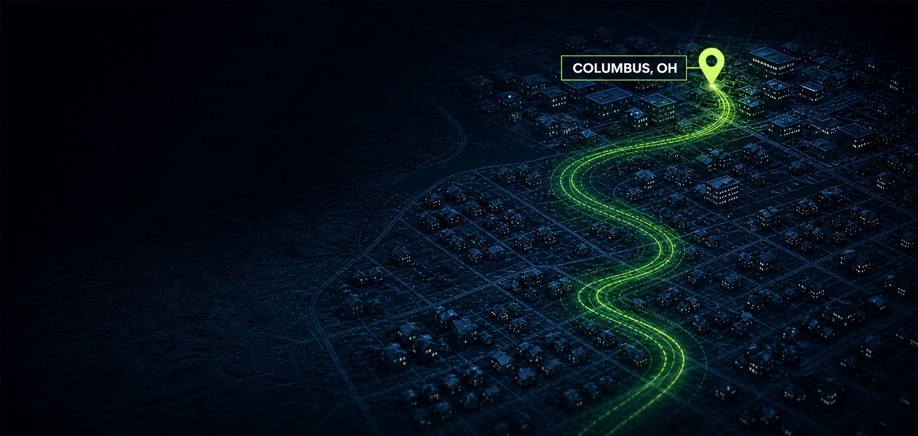 Street map of Columbus, Ohio — Cash For PC pickup area