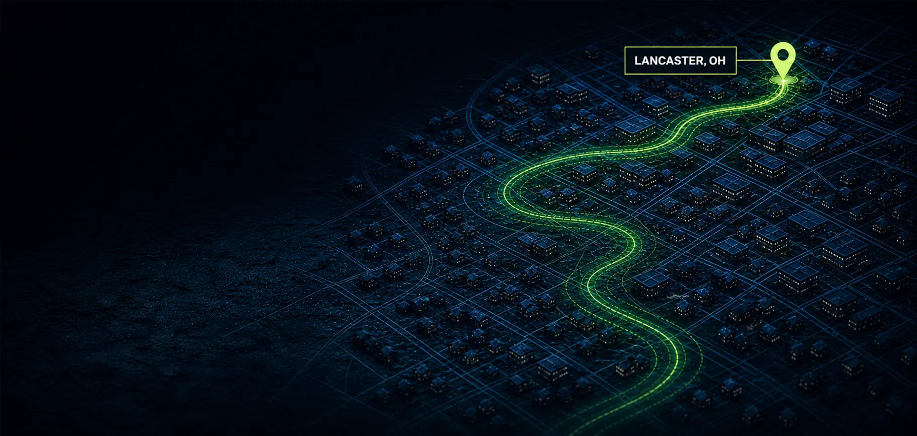 Street map of Lancaster, Ohio — Cash For PC pickup area