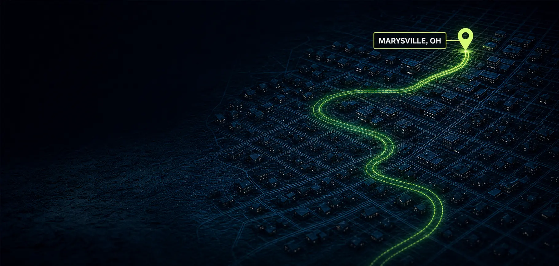 Street map of Marysville, Ohio — Cash For PC pickup area