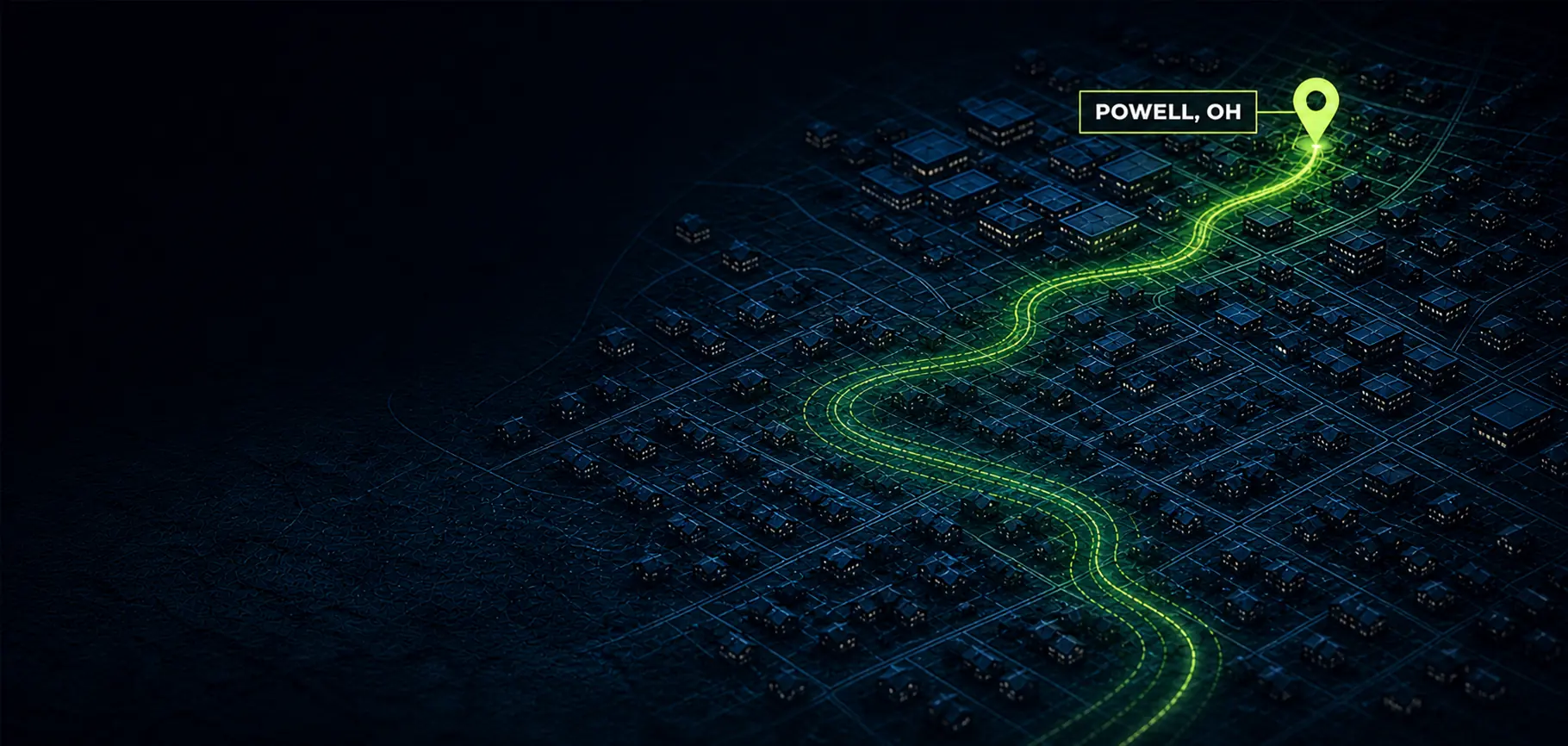 Street map of Powell, Ohio — Cash For PC pickup area