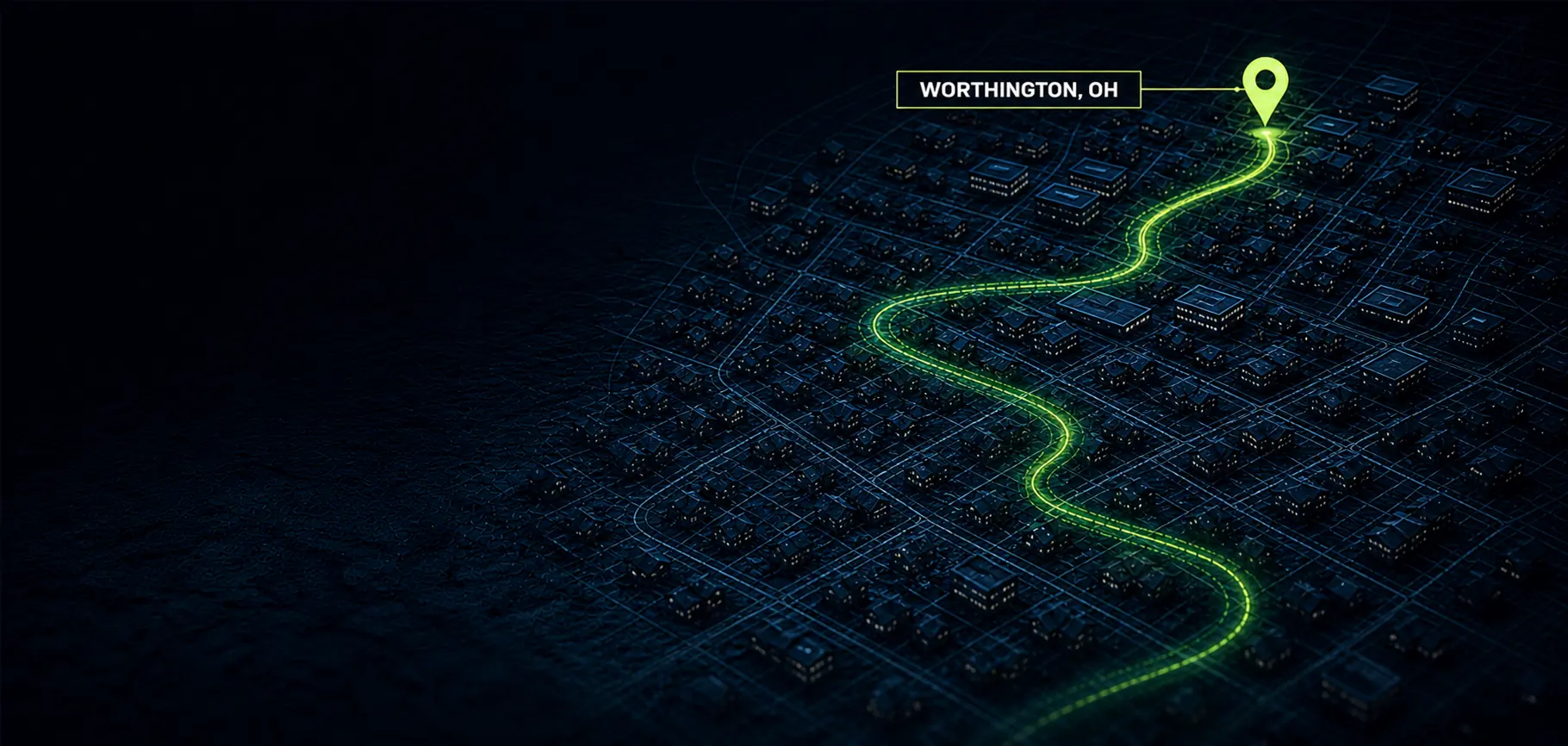 Street map of Worthington, Ohio — Cash For PC pickup area