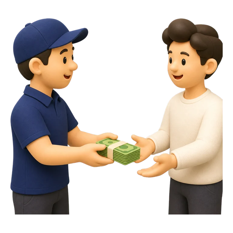 Cash For PC paying a seller in cash at their door